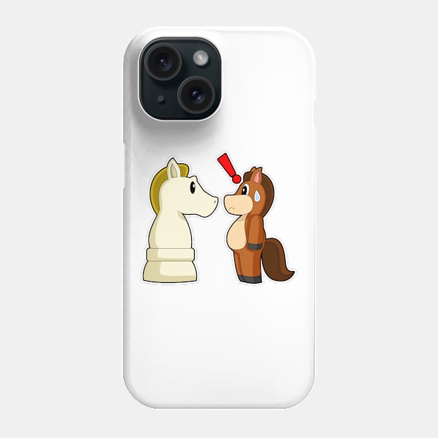 Chess piece Knight Horse Chess Phone Case by Markus Schnabel