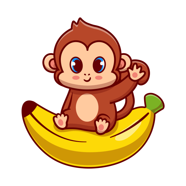 Cute Kawaii Monkey by Seedsplash