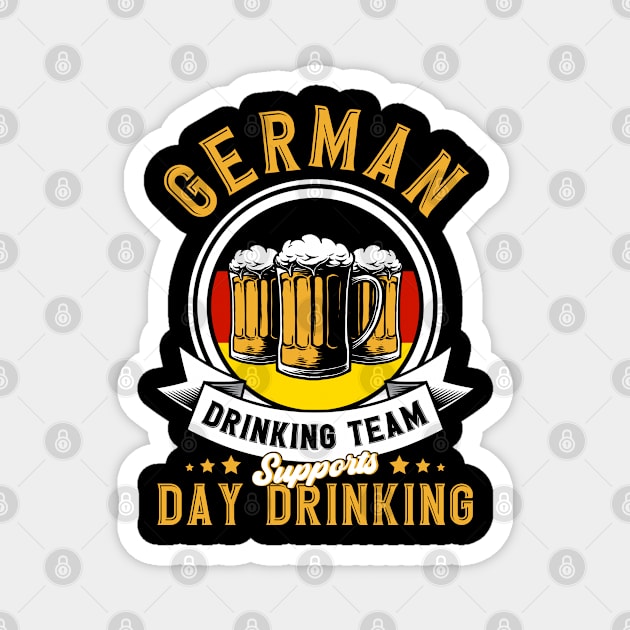 Germany Drinking Team German Magnet by Toeffishirts