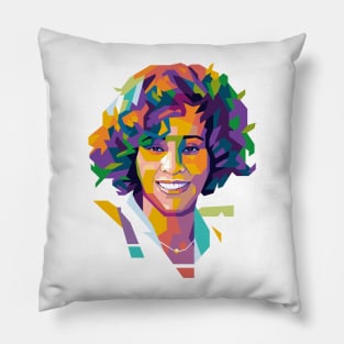 Whitney Houston Popart Uncurve Pillow