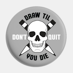 Draw skull Pin