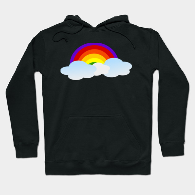 Rainbow Rainbow Hoodie Teepublic - rainbow tee roblox