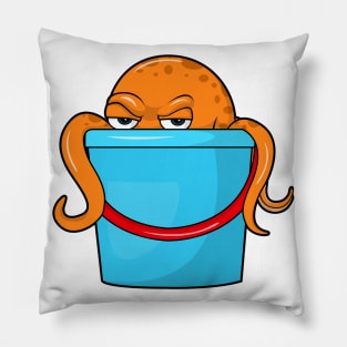 Octopus with Bucket Pillow