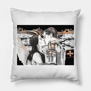 Romeo and Juliet drawing Pillow