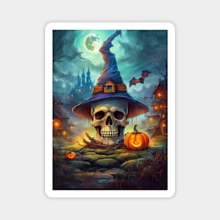 Halloween Scene Magnet