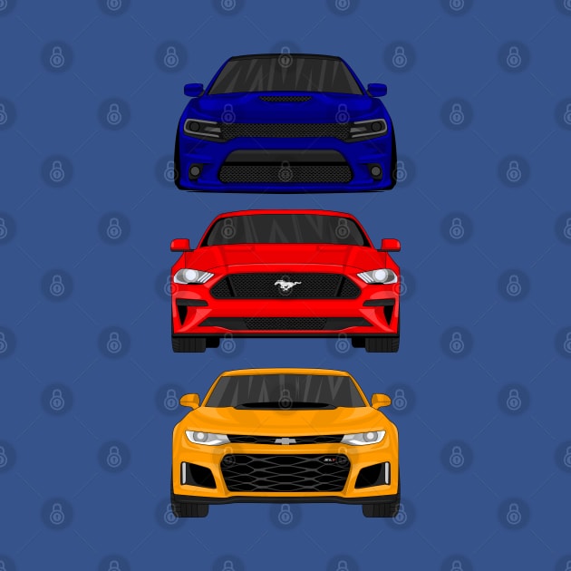 AMERICAN MUSCLE CARS by VENZ0LIC