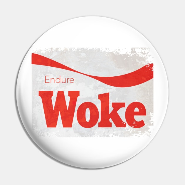 Woke Tattered Pin by SteveGrime