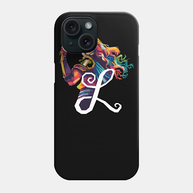 Lancelot WPAP Phone Case by Tupai Art