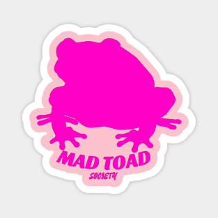 Mad Toad Society - Toad Vibes Pink Magnet