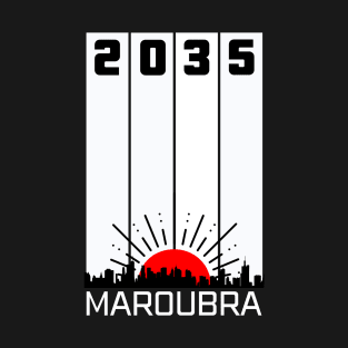 MAROUBRA 2035 - SUNSET SYDNEY SKYLINE T-Shirt