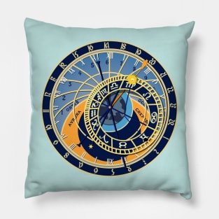 Prague Astronomical clock Pillow