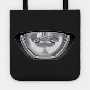 Black Ranger Helmet Face Mask Tote