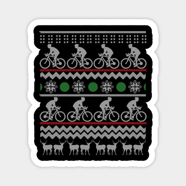 Cycling Bicycle Ugly X-Mas Shi Magnet by AlfieDreamy 