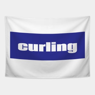 Curling Winter Sports Tapestry