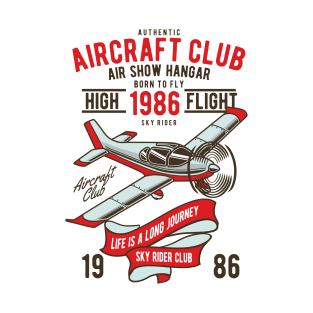 Born to Fly - Aircraft Club T-Shirt