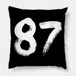 Number 87 Pillow