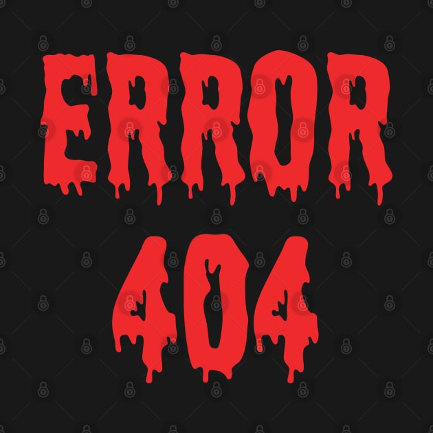 ERROR 404 by Designograph