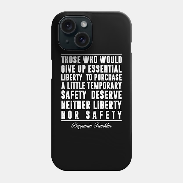 Those who would give up essential Liberty Phone Case by irvtolles