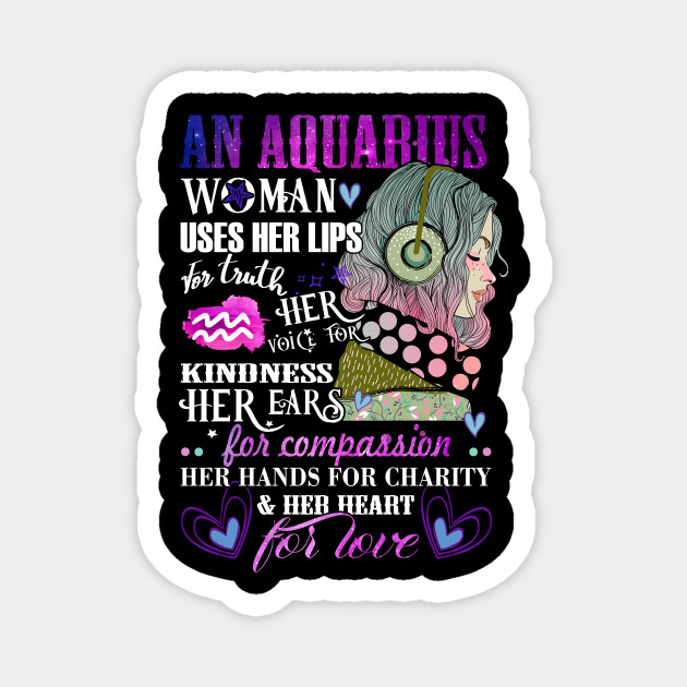 AN AQUARIUS Woman Tee Birthday Virgo