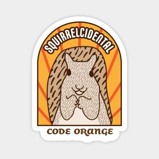 Squirrelcidental - Code Orange | Squirrel Graphic Magnet