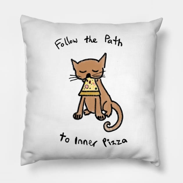 Follow the Path to Inner Pizza Pillow by wanungara