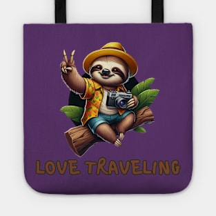 traveling sloth Tote