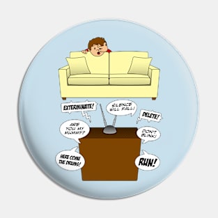 Behind The Sofa Pin