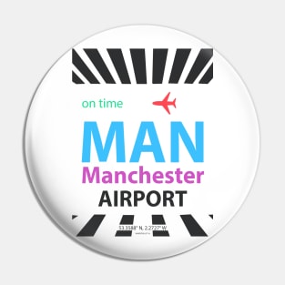 Manchester airport Pin