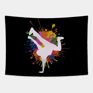 Breakdance Splash Tapestry