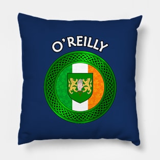 Irish Flag Shamrock Celtic Knot - O'Reilly Pillow