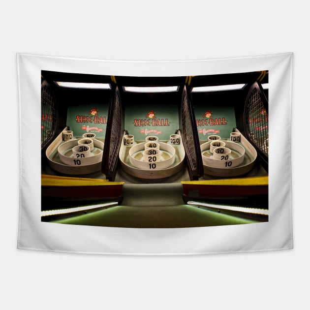 Skee Ball Tapestry by JimDeFazioPhotography