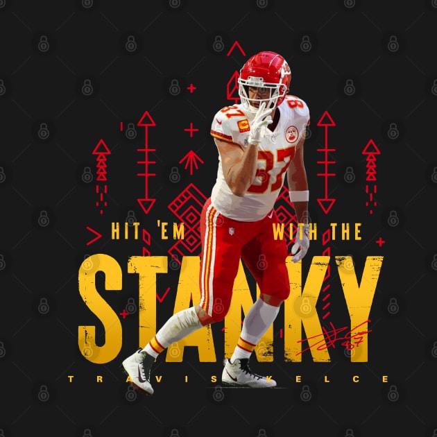 Travis Kelce Stanky Leg by Juantamad