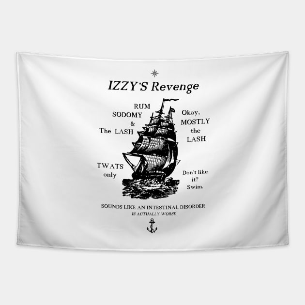 Izzy's Revenge Tapestry by spyderfyngers