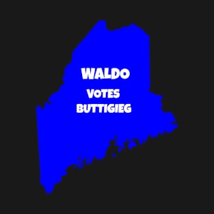 Maine Waldo votes Buttigieg T-Shirt