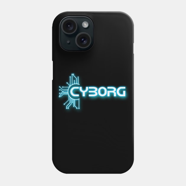 Cyborg Circuits Phone Case by TranshumanTees