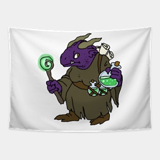 Dragonborn Witch Tapestry