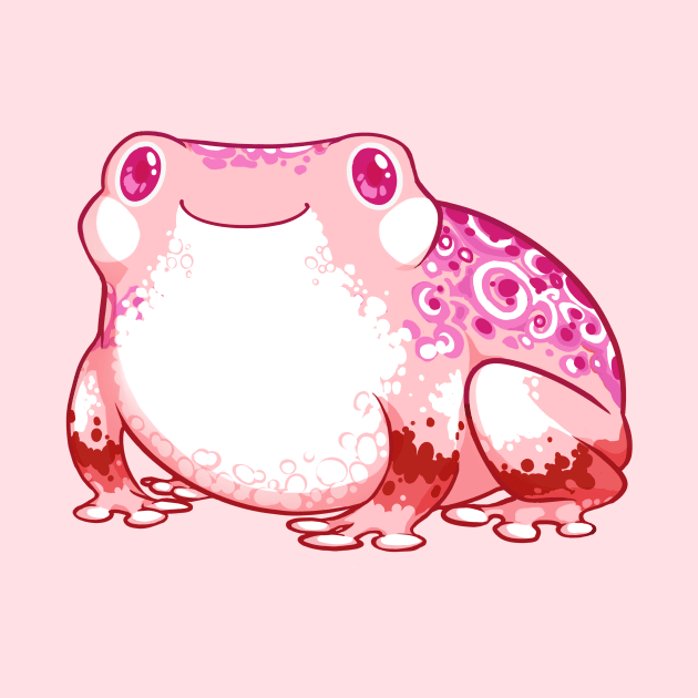 LESBIAN PRIDE FROG by SmalltimeCryptid