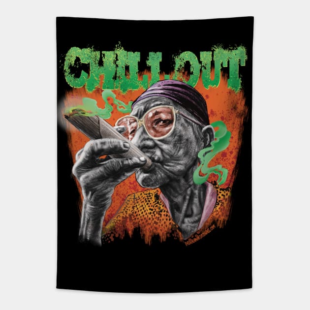 chill out 3 Tapestry by Paskalamak