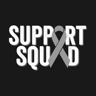 Support Squad | Brain Cancer Awareness T-Shirt