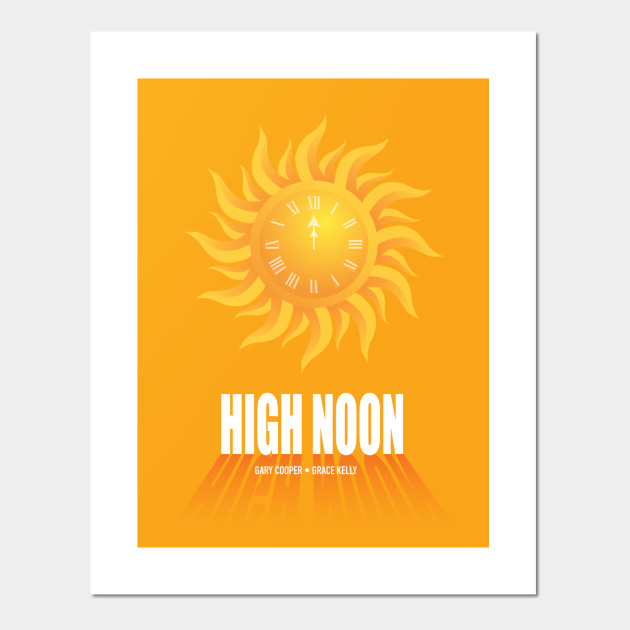 High Noon Alternative Movie Poster High Noon Affiche Et Impression D Art Teepublic Fr