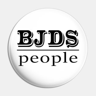 BJDs Over People in Bold Black Pin