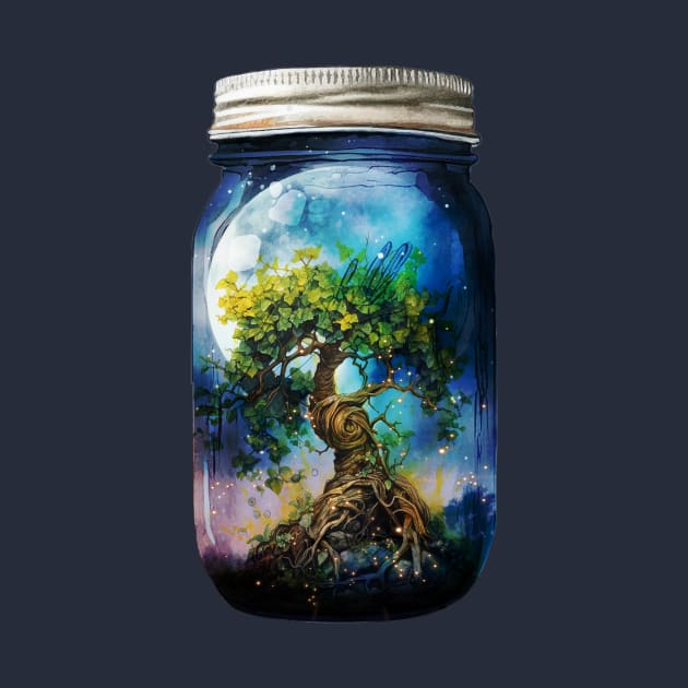 Firefly Tree Jar by Ginkelmier