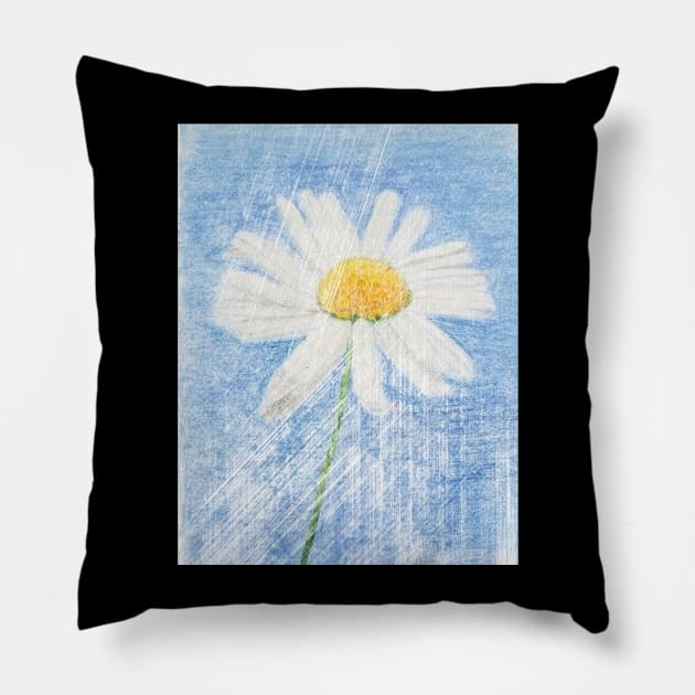 Daisy Pillow by teenamarie23art