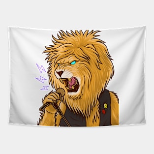 LION THE VOCALIST Tapestry