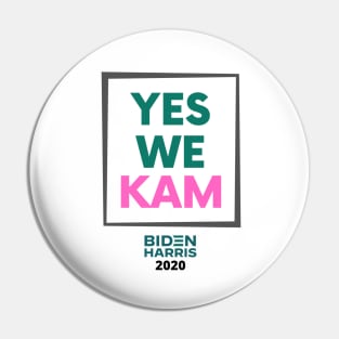 Biden Harris 2020 AKA BH2020 Pink + Green T-Shirt Pin