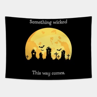 Halloween Something Wicked this Way Comes Shakespeare Macbeth Tapestry