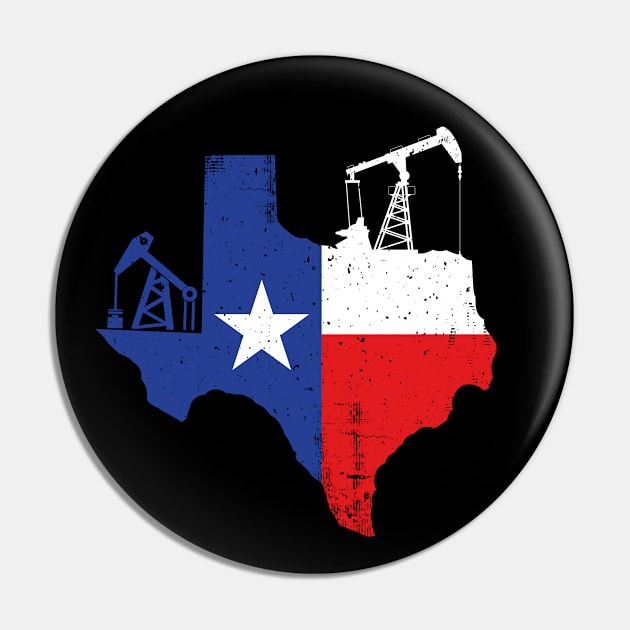 Oil Rigger | Oilfield Worker | Oilman | Texas Pin by GreenCraft