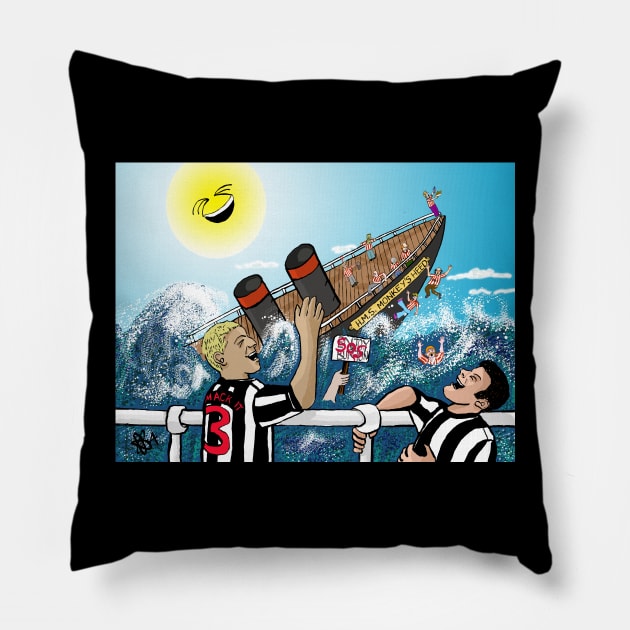 Tarra... Farewell... Bon Voyage... Auf Weidersehen... Pillow by ATOMCultUK