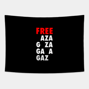 Free Gaza And Free Palestine - The Holy Country For Muslim Tapestry