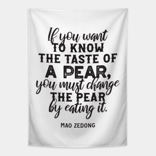 Know taste of a pear Quote Tapestry